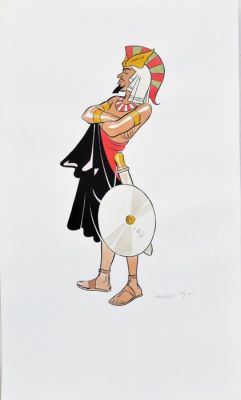 Bioletto, Angelo - Original drawing - 4 Moschettieri - Radames - Anni ’70 | Catawiki