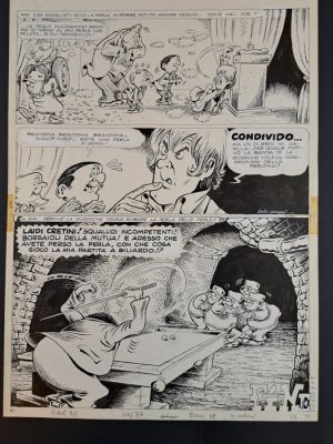 Bonvi, Gomboli - 1 Original page - Milo Marat: La Perla delle Perle | Catawiki