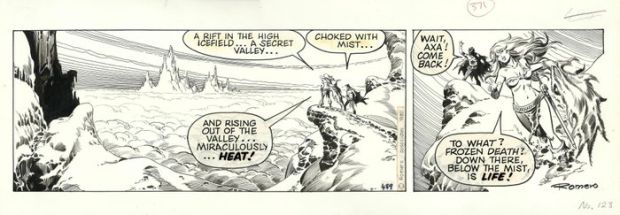 Romero, Enric Badia - 1 Original page - Axa - strip #489 - the Brave - 1980 | Catawiki