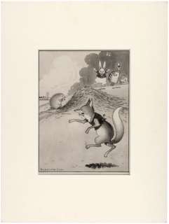 "PETER RABBIT’S MAY PARTY" ORIGINAL HARRISON CADY MAGAZINE ART. | Hake’s