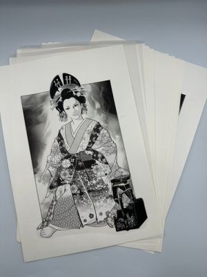 Ken Tsukikage - 16 Original page - Ken Tsukikage - Original page - Oiran on Fire 花魁炎上 - 2023 | Catawiki