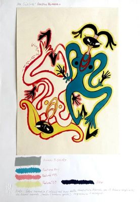 Giacon, Massimo - 1 Original colour drawing - Woodoo Women | Catawiki