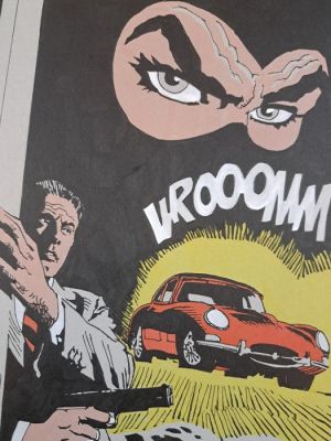 Camarda, Larry - 1 Original colour drawing - Diabolik - Un’ Auto da Brividi | Catawiki