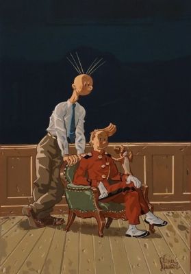 Schwartz, Olivier - 1 Original colour drawing - Spirou et Fantasio - La photo de famille | Catawiki