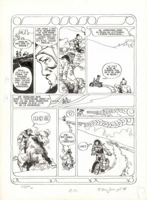 Cosey | Planche originale n°17 - Et la Montagne chantera pour toi - Jonathan | Daniel Maghen