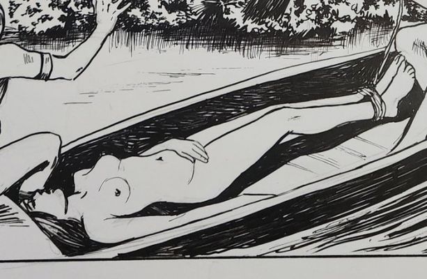 Manara, Milo - 1 Original page - Jolanda - n. 21 - 1972