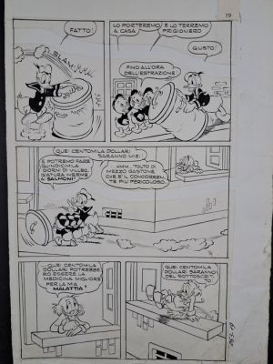 De Vita P.L.; Martina, Guido - 1 Original page - Paperino e la Bella del Ballo | Catawiki