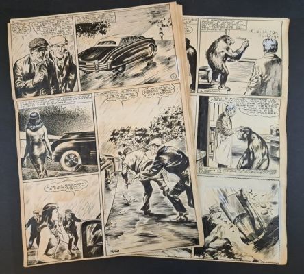 Muzzi, Virgilio; Lavezzolo, Andrea - 11 Original page - La Mummia che Cammina - 1954 | Catawiki