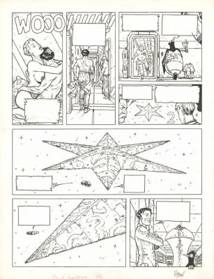 Philippe Adamov - Planche originale n°27 - Le Chiffre de la bête - Les Eaux de Mortelune