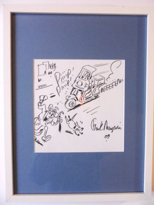 Margerin, Frank - 1 Original drawing - Momo le coursier - 2009 | Catawiki