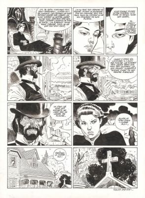 Ralph Meyer | Planche originale n°27 - Le Monde selon Oz - Undertaker | Daniel Maghen