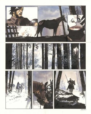 Bernard Vrancken | Chapitre V, planche originale n° 88 - Nouvelle France | Daniel Maghen