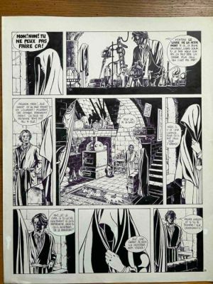 Makyo, Pierre - 1 Original page - Grimion gant de cuir T3 - La Petite Mort, planche 26 - 1987 | Catawiki