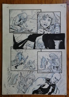 Atilio Rojo - 1 Original page - Line Of Defense (LOD) - 2014 | Catawiki