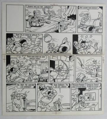 Willy Vandersteen / Edueard De Rop - 1 Original page - Jerom - Het geheim van Brokkelsteen - 1962 | Catawiki