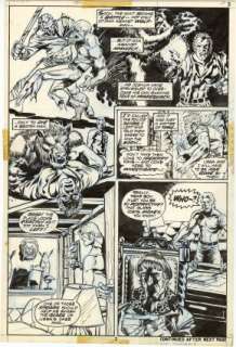 Ploog, Mike - WEREWOLF BY NIGHT (1972-77) #5 Interior Page | ComicConnect