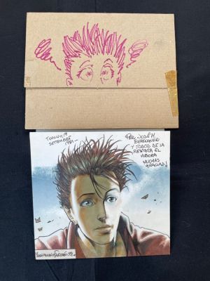 Frezzato, Massimiliano - 1 Original colour drawing - Margot, queen of the night - 1991 | Catawiki