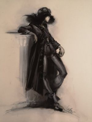 Lauffray, Mathieu - 1 Original drawing - Raven - Lady Darksee | Catawiki
