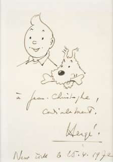 Hergé Georges Remi Dit (1907-1983) | TINTIN ET MILOU | Artcurial