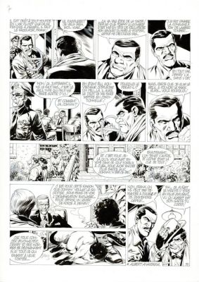 Mitton, Jean-Yves - 1 Original page - De Silence et de Sang T7 - Le Dixième Arcane majeur - 1993 | Catawiki