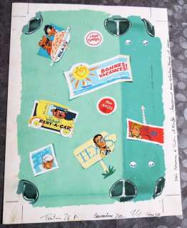 Mazel / Hermann / Tibet / Berck / Funcken | original back cover of Tintin magazine (1967) | Catawiki