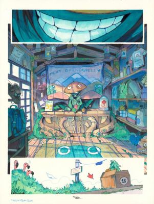 Davide Tosello | Planche originale n°18 - Maison Croa Croa | Daniel Maghen