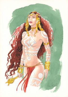 Ana Miralles | Illustration originale inédite - Djinn | Daniel Maghen