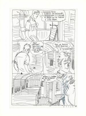 Wazem | Recherche pour la planche n°60 montée dans un passe-partout - Les Scorpions du Désert | Daniel Maghen