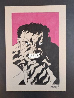 Camarda, Larry - 1 Original colour drawing - The Hulk | Catawiki