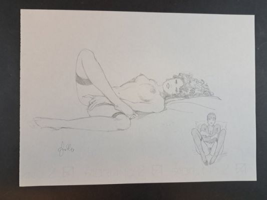 Frollo, Leone - 1 Original drawing - Donne in Intimità | Catawiki