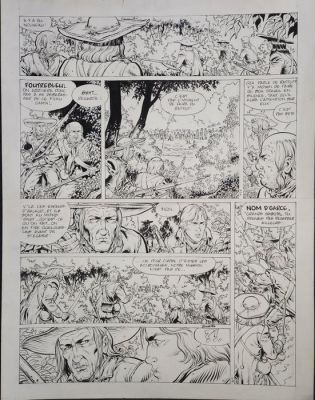 Swolfs, Yves - 1 Original page - Dampierre T1 - L’Aube noire - 1988 | Catawiki