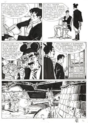 Siniscalchi, Luigi - 1 Original page - Dylan Dog #105 - "L’orrenda invasione" - 1995 | Catawiki