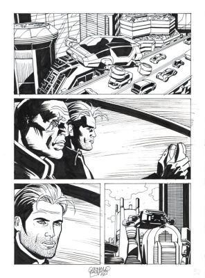 Bonazzi, Germano - 3 Original page - Nathan Never Speciale #29 - "Joseph & Mary" - 2018 | Catawiki