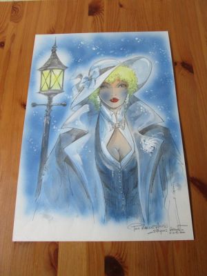 Géron Jacques - 1 Colour pencil drawing - Brigade mondaine ? - 1993 | Catawiki