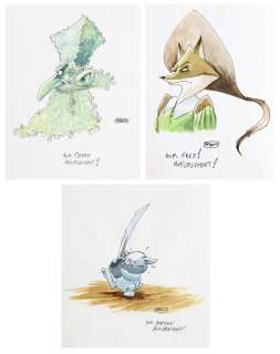 Masbou - Lot 288 - De Cape et de crocs, ensemble de 3 albums en…