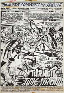 Buscema, John - THOR (1966-96; 2009-11) #243 Title Splash | ComicConnect