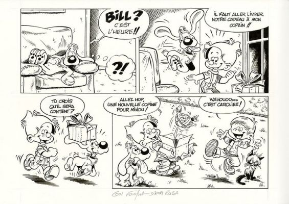 Formosa, Gil - 1 Original page - Boule & Bill - Boule et Bill Cadeau | Catawiki
