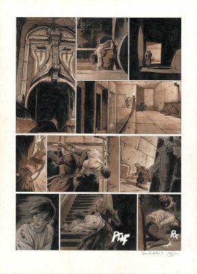 Eric Bourgier | Planche originale n°15 - Livre III - L’Adieu aux rois - Servitude | Daniel Maghen