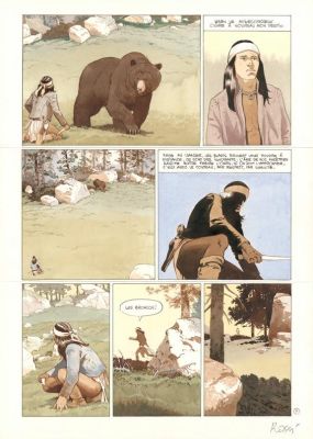 Christian Rossi | Planche originale n° 07 - Comanche Trail | Daniel Maghen
