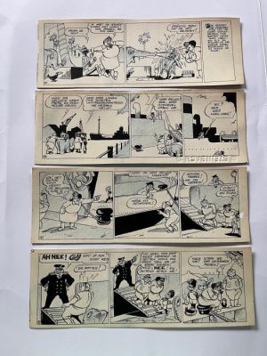 Marc Sleen - 1 Original page - Nero - Beo de Verschrikkelijke - 1952