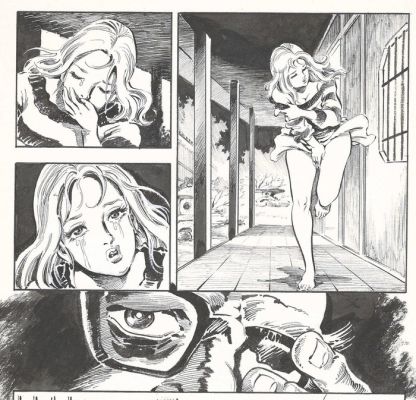 Shiro Kasama - 2 Original page - Look up at the Stars - Erotic Gekiga - 1969 | Catawiki
