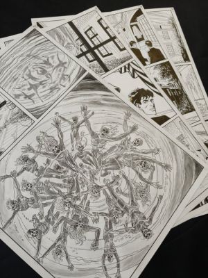 Montanari, Giuseppe & Grassani, Ernesto - 4 Original page - Dylan Dog - Box Boat | Catawiki