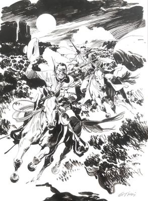 Ticci, Giovanni - 1 Original drawing - Tex - L’avventura e i ricordi - 2013 | Catawiki