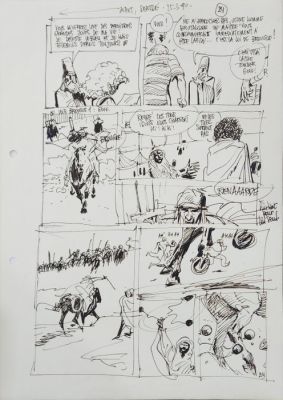 Franz (Drappier, Franz) - 1 Original page - Brougue - T02 La renarde - 1991 | Catawiki