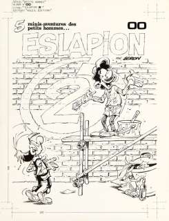 Seron - Lot 616 - Les Petits hommes, illustration à l‘encre de…