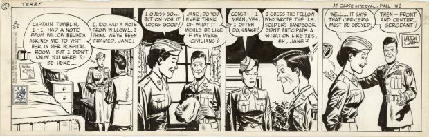 Caniff, Milton - TERRY AND THE PIRATES DAILY Strip Art | ComicConnect