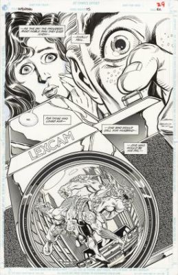 Jurgens, Dan - SUPERMAN #75: THE DEATH OF SUPERMAN PAGE 22 Splash Page | ComicConnect