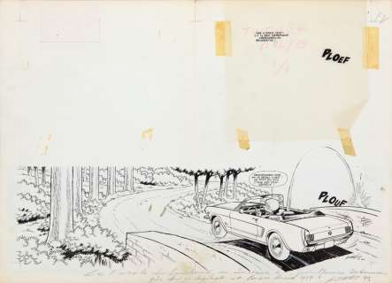 Mittéï | Illustration à l’encre de Chine représentant la… | Millon