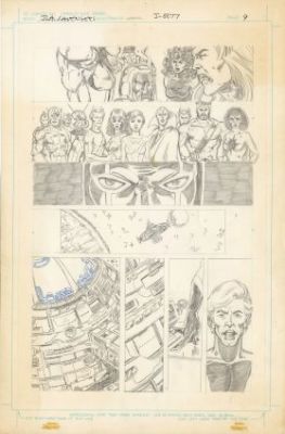 Perez, George - JLA/AVENGERS (1983) Interior Page | ComicConnect