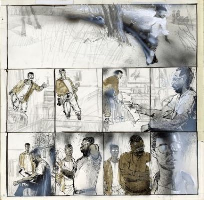 Sienkiewicz, Bill - BIG NUMBERS (1990) #3 Interior Page | ComicConnect